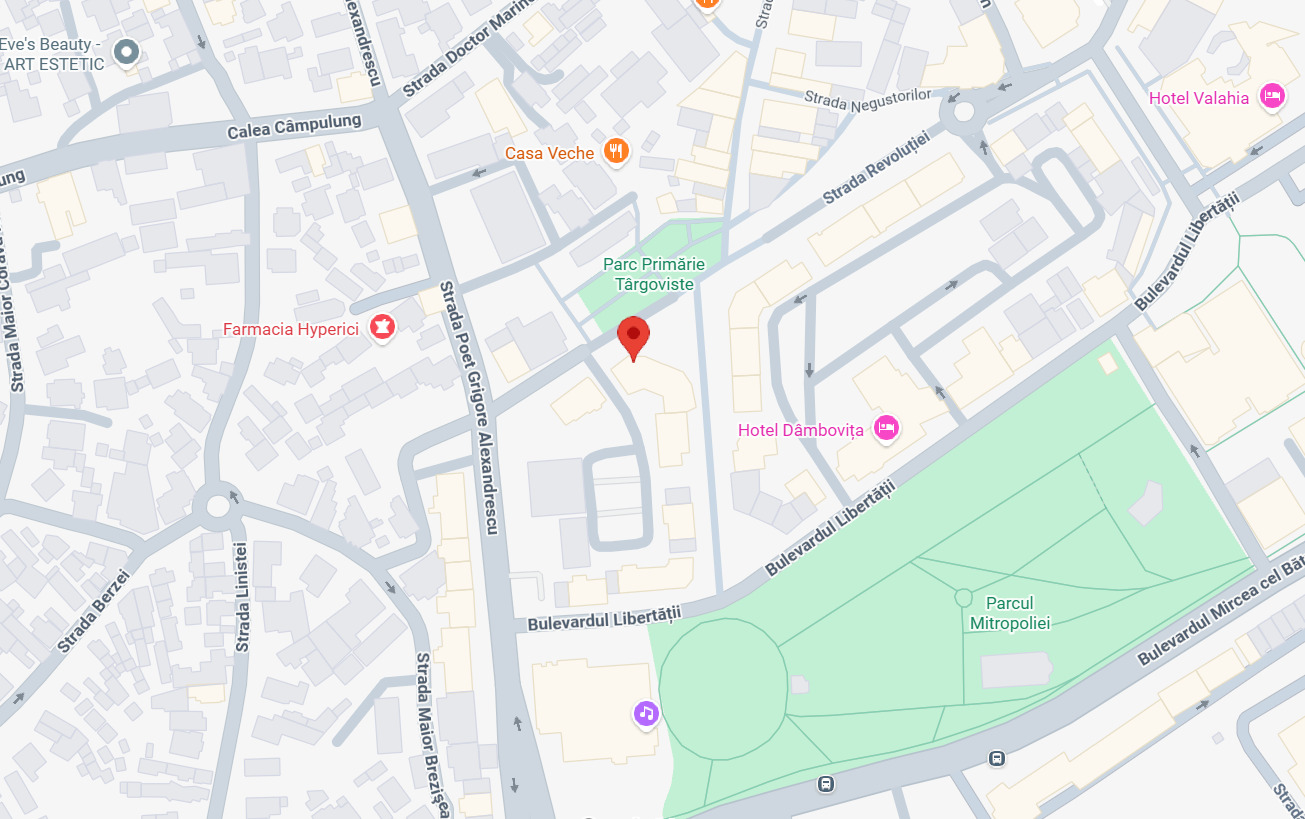Harta locatie - Str. Revolutiei Targoviste